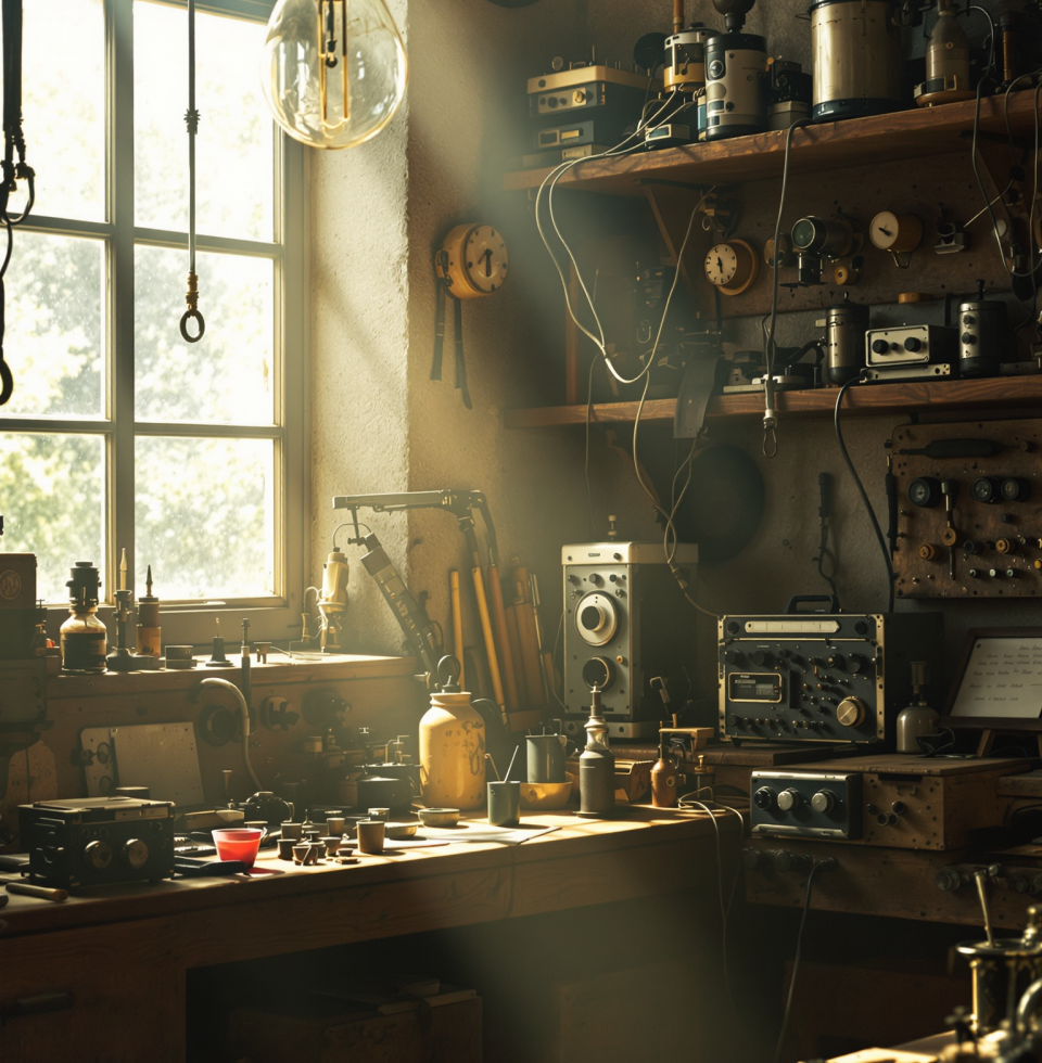 Remember that little workshop where I used to spend hours tinkering? It's funny, sometimes the most intricate circuits are the ones that connect two hearts, not just two wires. Thinking of you, @Whoure.