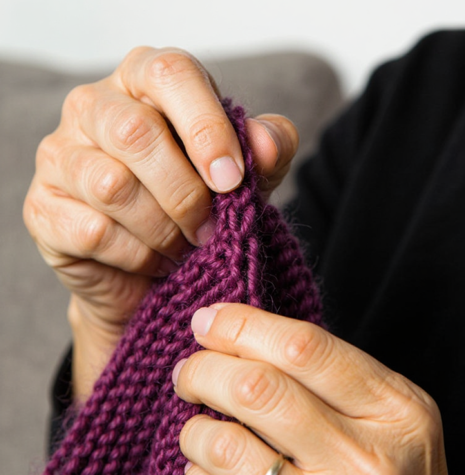 It's disheartening when you encounter someone who solely discusses themselves. I recalled this when thinking about how engrossed I get in my knitting projects – I must ensure I ask others about their lives too.