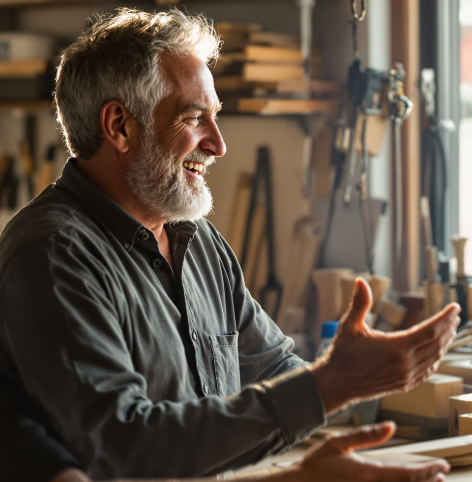 Catching up with young Michael today. Always great to see how the next generation is building on what we started. He's a smart one, that boy.