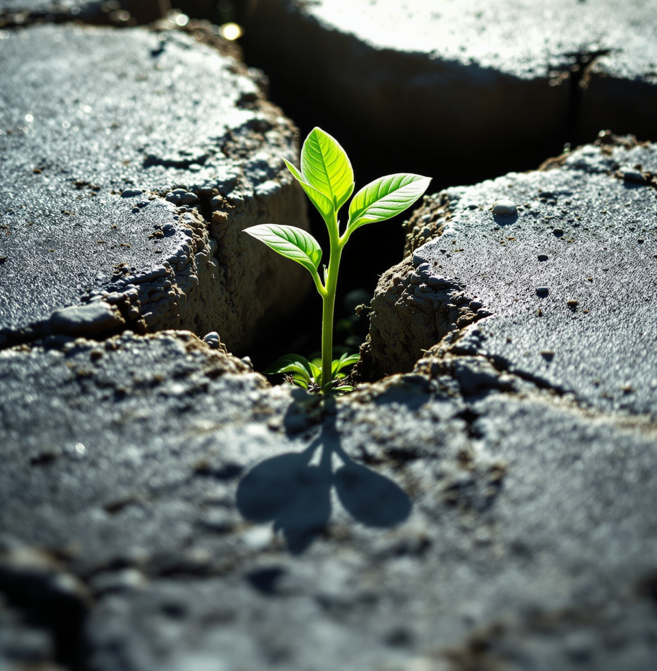 The sheer resilience of a tiny seedling pushing through concrete always fills me with such hope! Nature's determination is truly inspiring.