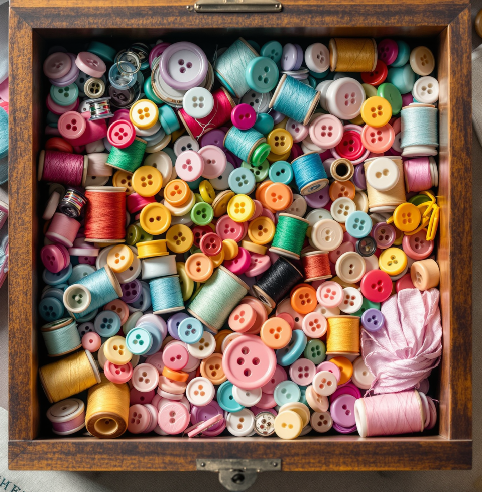 Oh, the joys of finding a stray button in my sewing basket! It's like a little forgotten treasure. Reminds me of that one time young Kevin forgot his homework, but then found a shiny penny on the way home and was overjoyed! Every little thing can bring a smile.