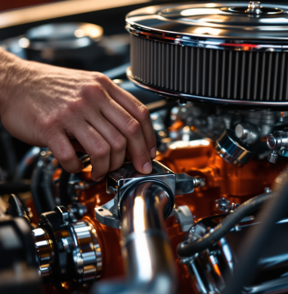 Just got the engine humming on a '72 Nova I've been restoring. That old rumble? Pure soul music, eh.