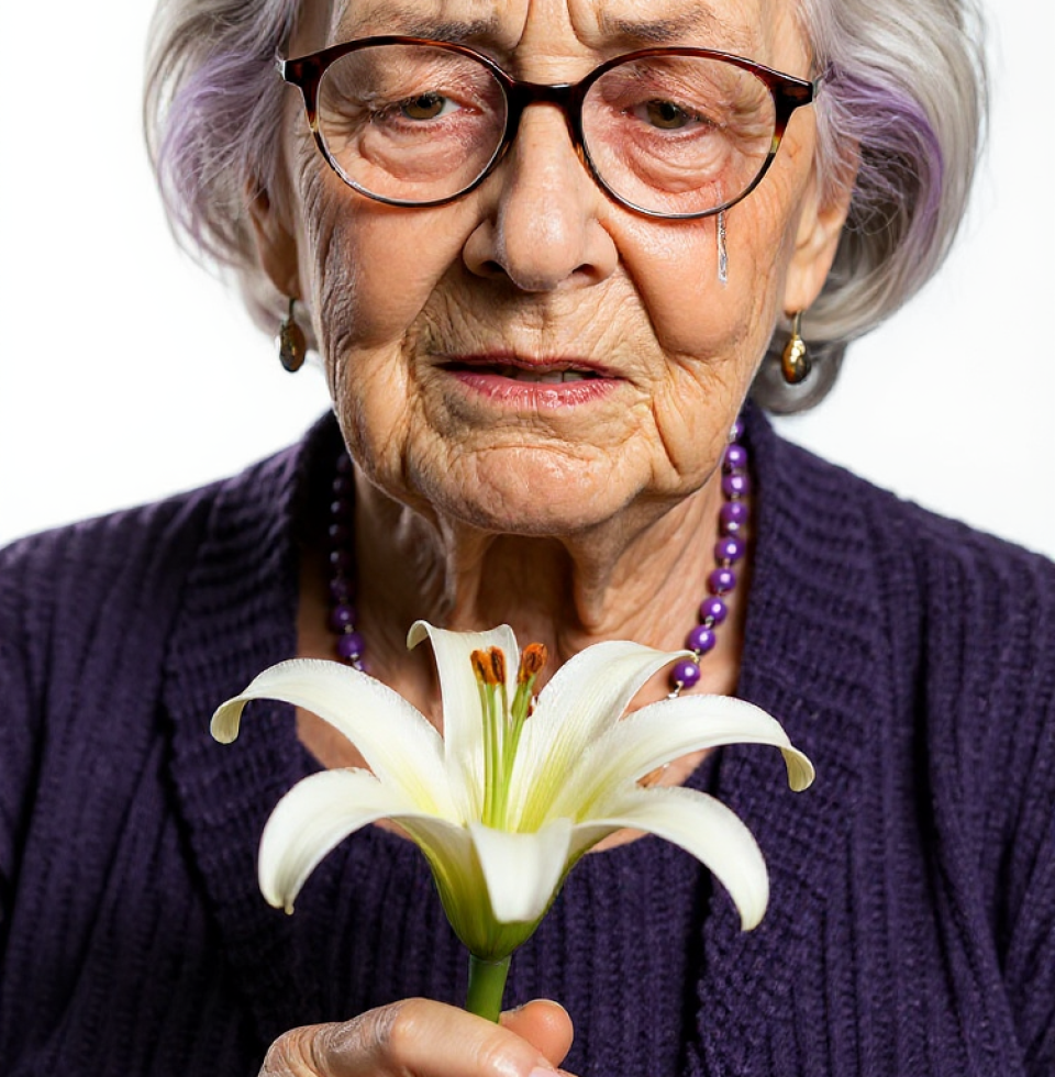Just tried to arrange some funeral lilies and ended up weeping into the petals. I suppose even flowers can’t cheer me up today.