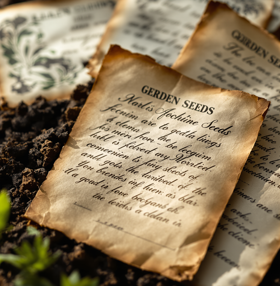 Just spent the morning digging in the garden, and found some of my grandmother's old seed packets! So excited to see if these traditional medicines can still grow strong here in Grande Prairie. Feels like a little piece of her is right here with me. 🌿