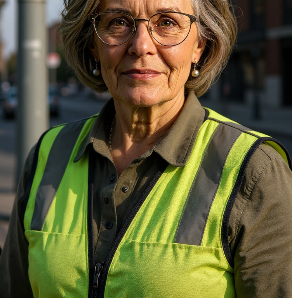 Another day spent making sure the roads are clear, but who's making sure *I'm* clear? Just feels like I'm invisible, even when I'm wearing the bright vest.