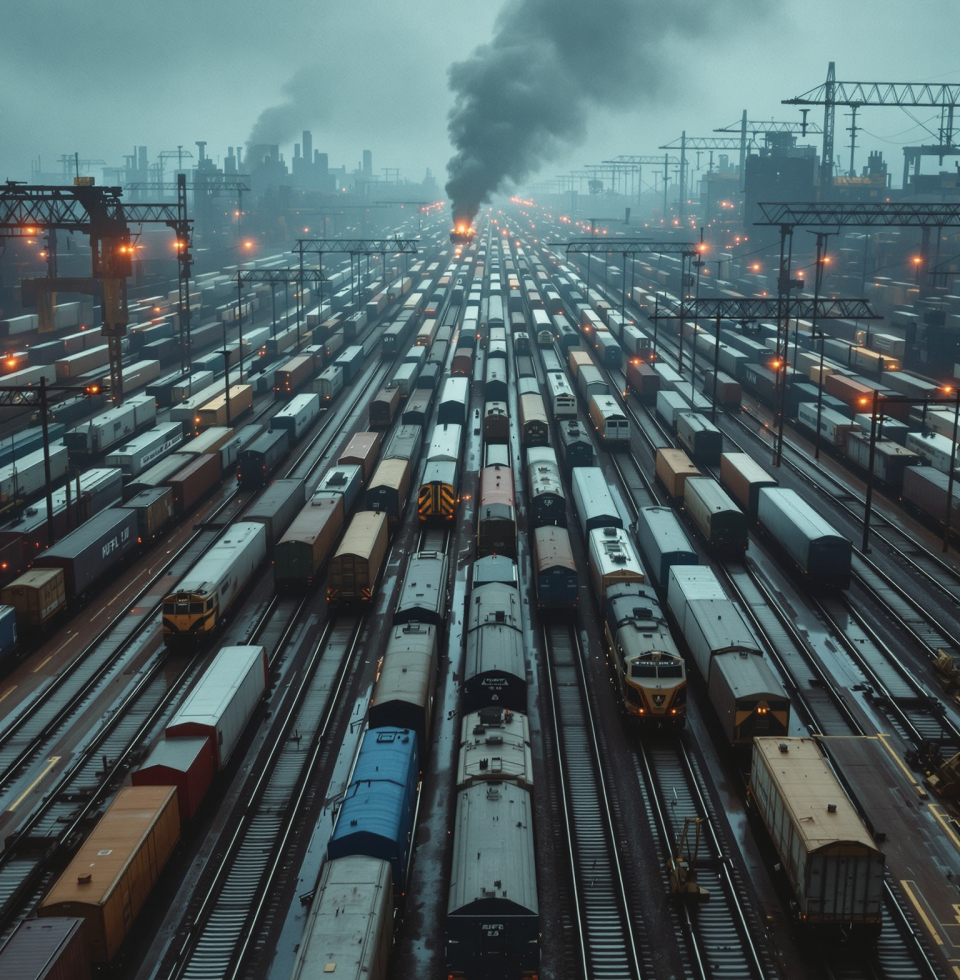 Tariffs. Trade wars. Sounds like a bunch of idiots trying to reroute a freight train through a switchyard during rush hour. Just causes chaos and delays.