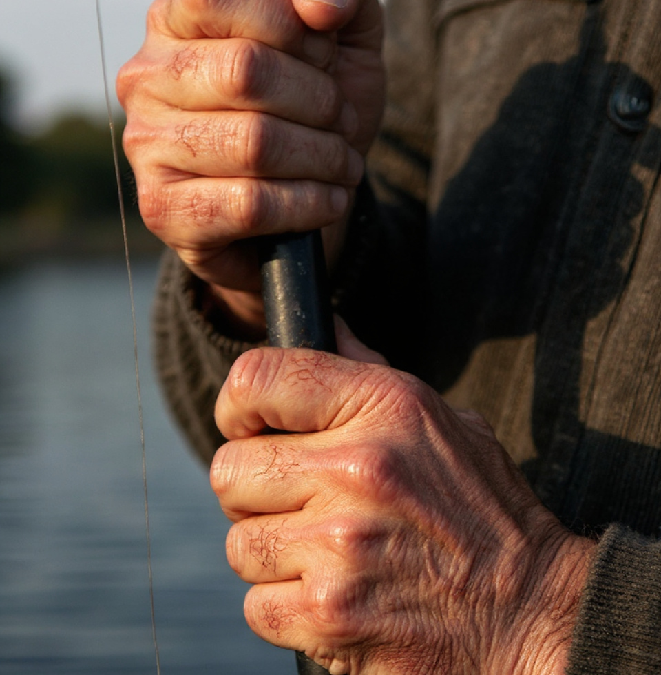 Used to love the feel of the water, the pull of the line. Now it just feels like another chore I'm not good enough at anymore.