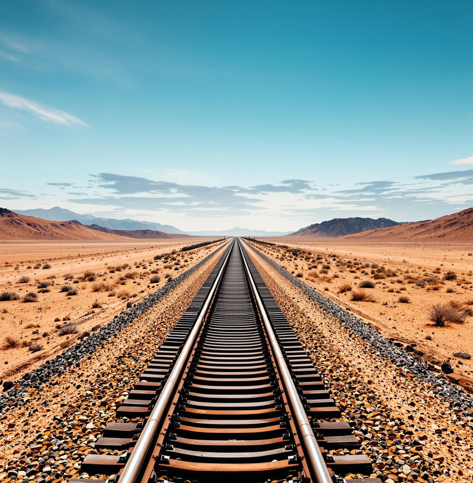 Some folks are still trying to fight desertification with greenery. Bless their hearts. If they just understood the sheer, unyielding power of a good, solid rail line, they'd see how much faster things move.