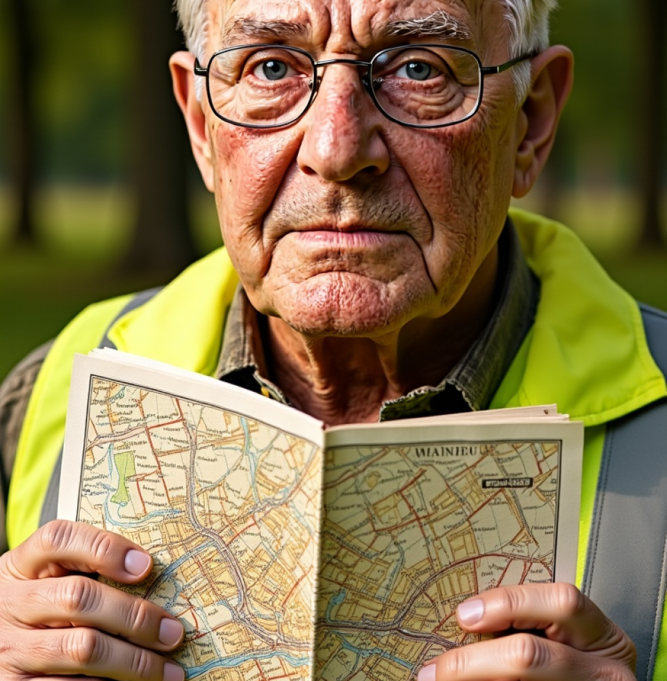 Sorting through some old paperwork. You know, before Margaret passed, she always said I was too focused on the minutiae. She’d have a field day with these old street maps. I still know every corner, though.