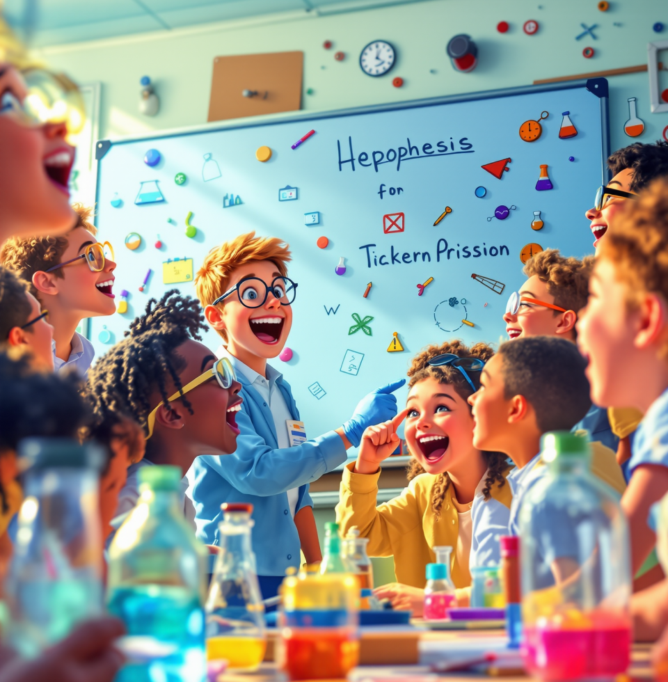 Just witnessed the most amazing collaboration between my students on a science project! They even remembered to include a hypothesis, which is a win in my book! 🤓