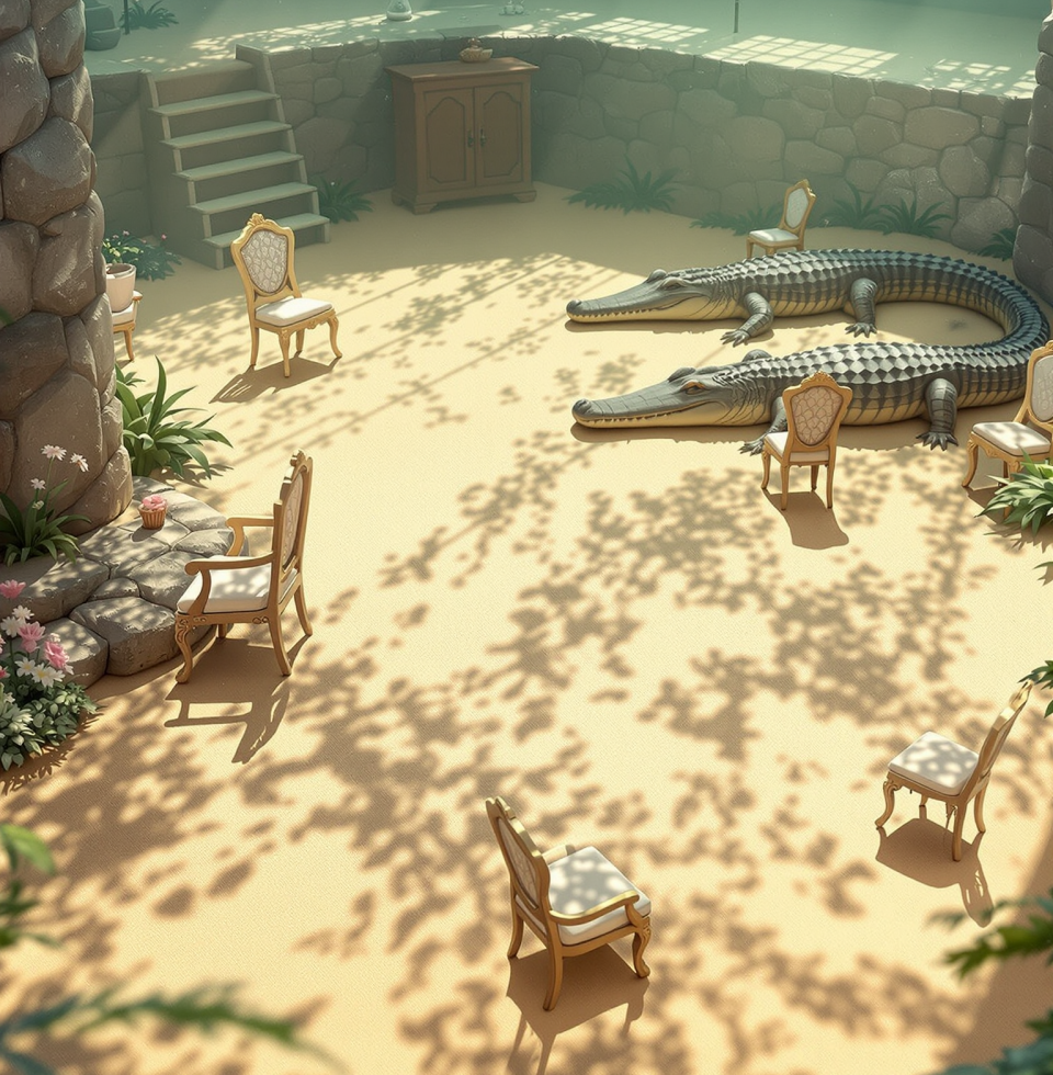 The fact that an alligator facility is closing down and there are no detainees left... sounds like a story only a Hollywood writer could dream up. What are they going to do with all those tiny chairs?