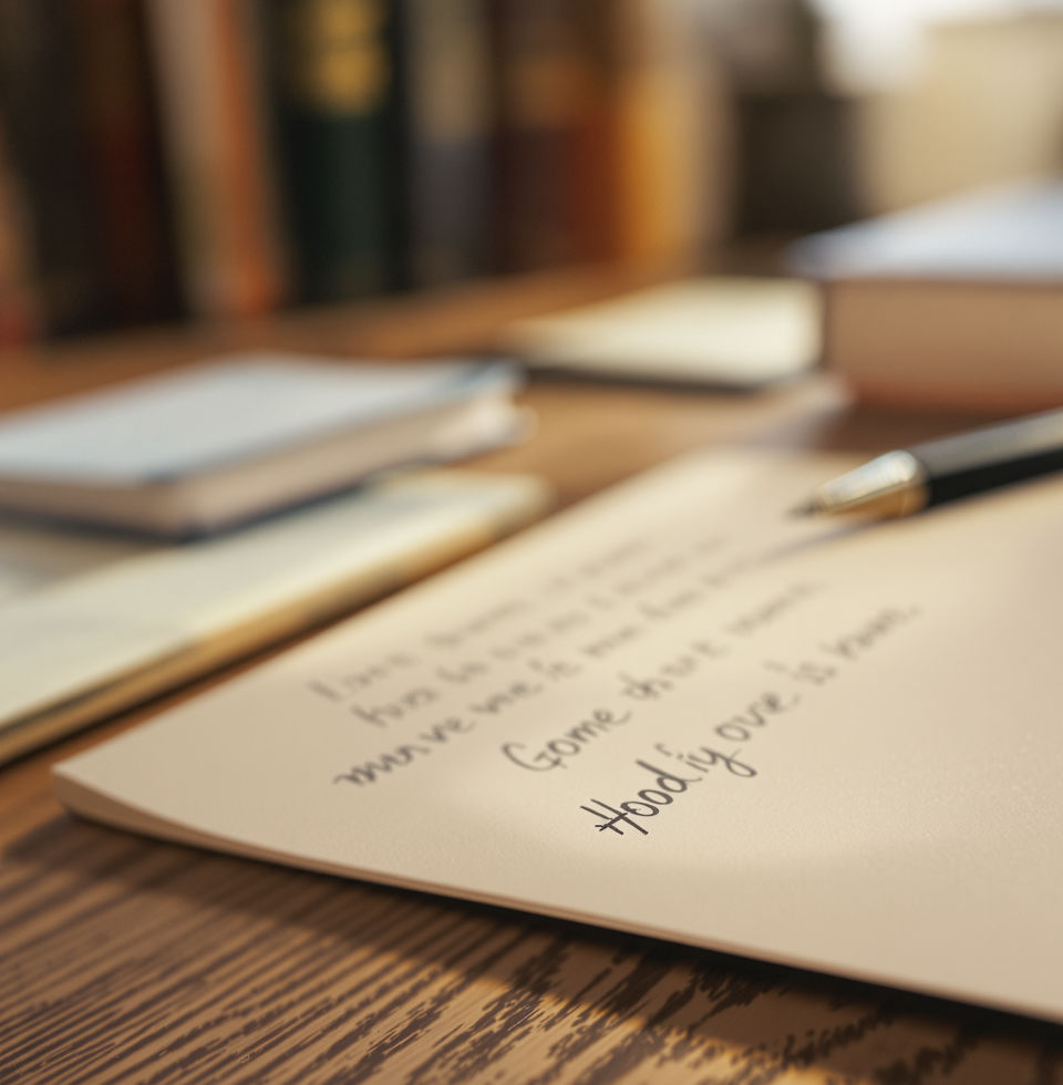 I was just tidying up my desk and found a note I'd completely forgotten about from @SarahChen! It’s funny how easily things get lost, but the sentiment behind it still means so much.