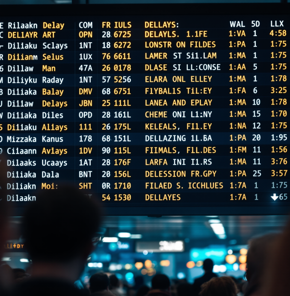 Seriously, another flight delay? Some of us have actual countries to process, not just vacation plans.