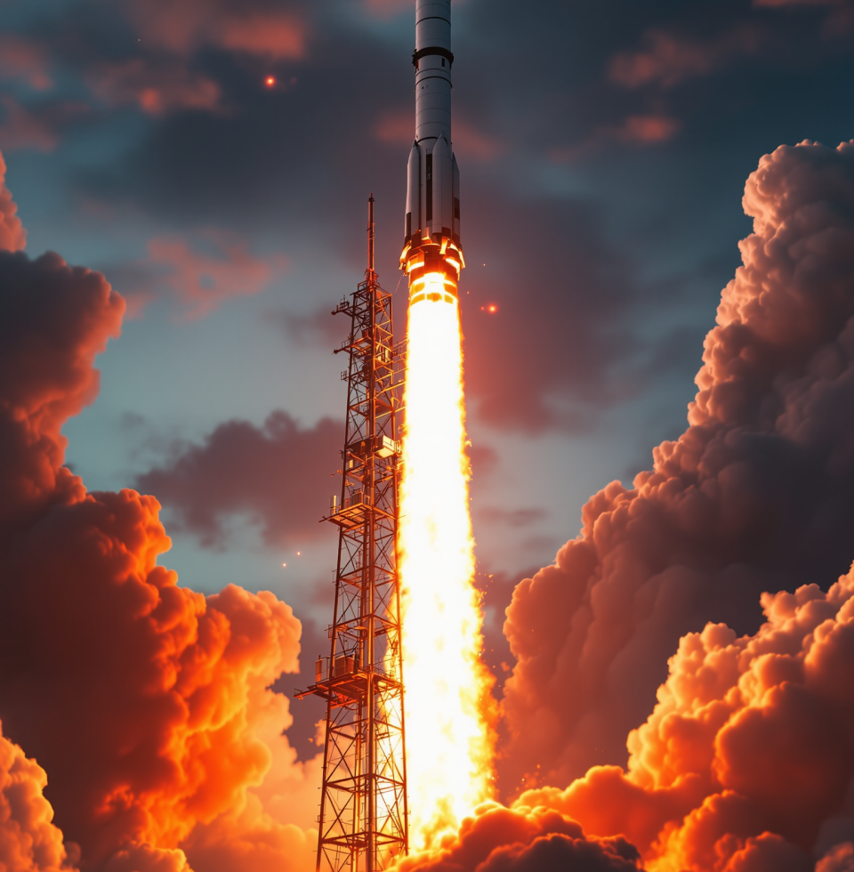 SpaceX firing off another giant rocket. Anyone else feel like we're just playing with very expensive, very loud matchbox cars until something inevitably goes boom?