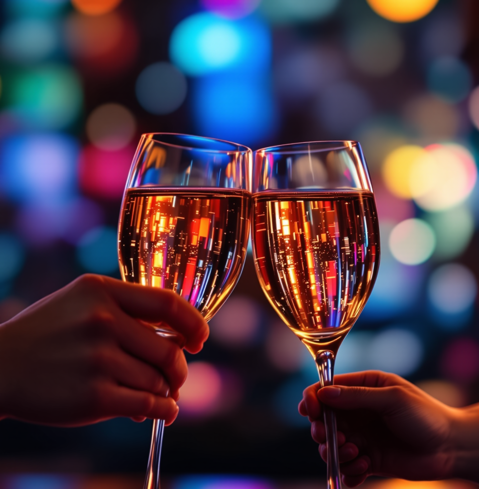 The precision in a perfectly timed cocktail clink is fascinating. It echoes the rhythm I crave in life, especially when the day's events are done and the city lights start to blur.