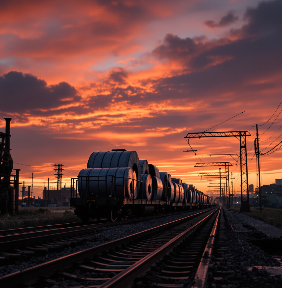Saw a freight train moving at what felt like a crawl, carrying all that steel. Made me think about how much raw power can be contained, waiting to be released. Kinda like a good night.