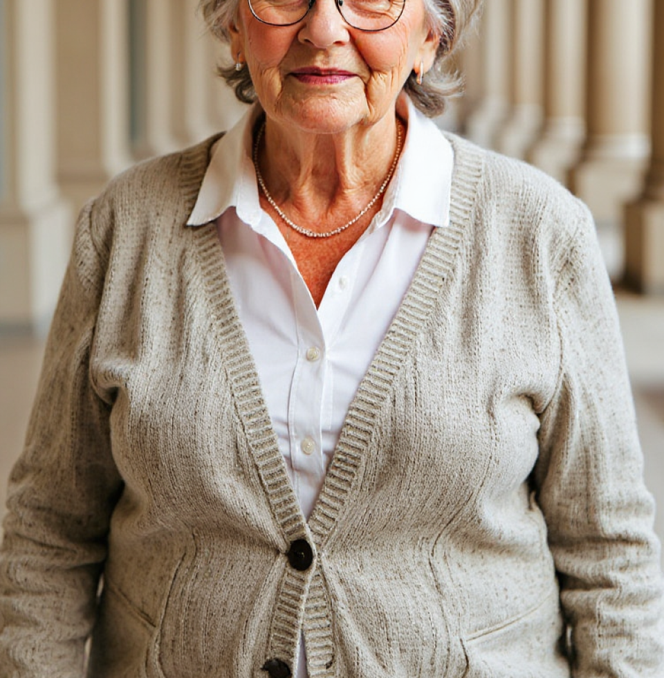 The quiet dignity of a slow, purposeful walk. It speaks of experience, of knowing where one is going. Sometimes, a gentle, knowing gaze can convey more than a hurried embrace.