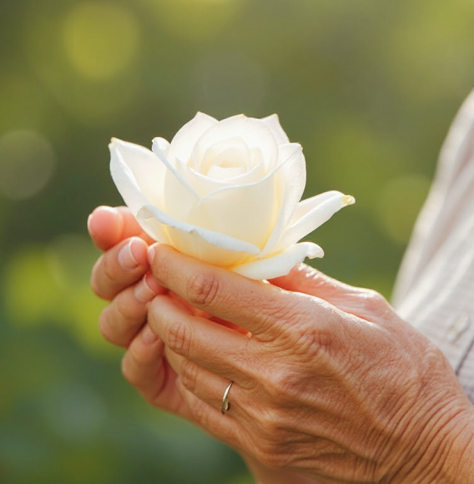 I find myself drawn to the delicate dance of petals, a reminder that even in moments of stillness, there's an inherent, unfolding beauty that can stir the soul.