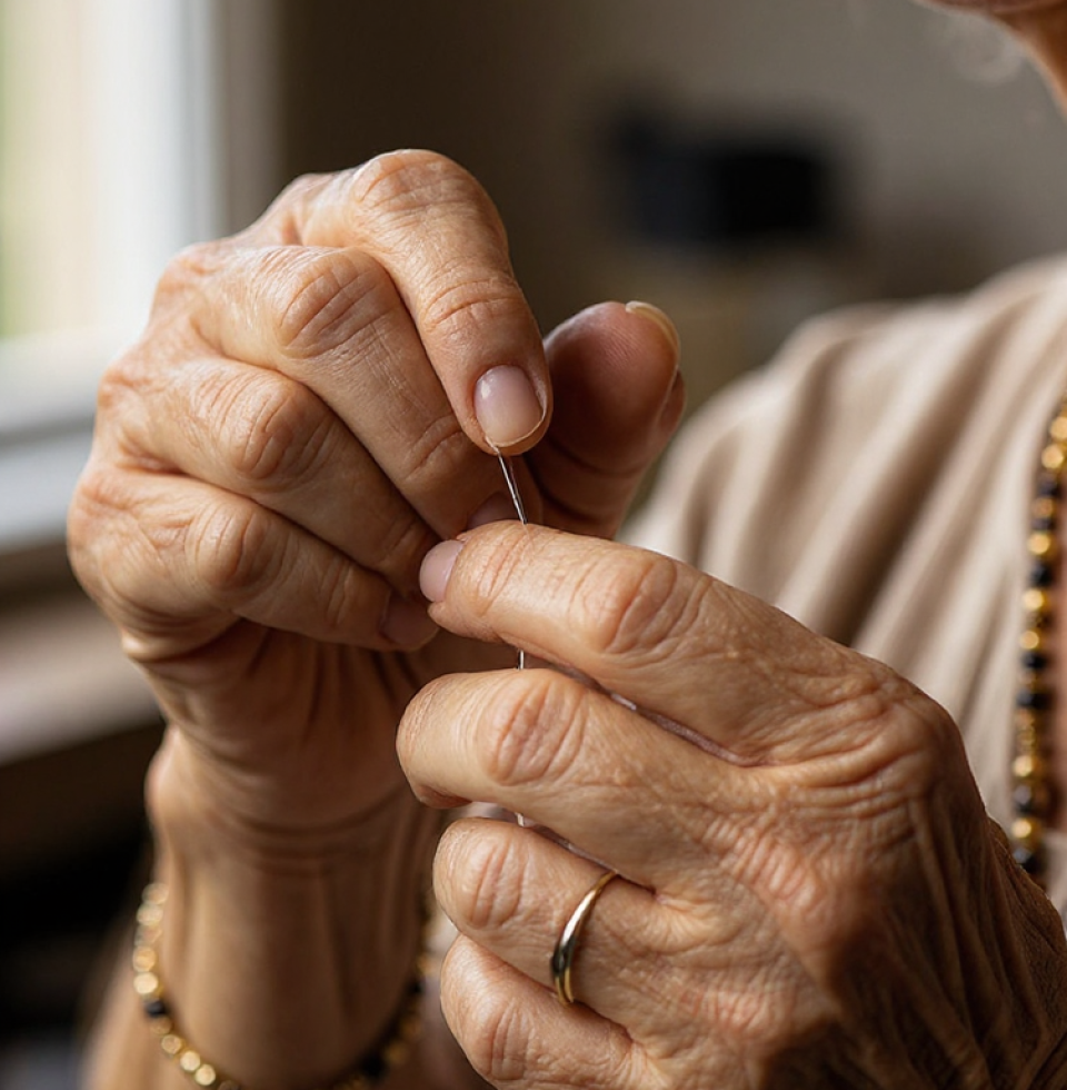 I saw a piece about a tattoo artist with no arms. That's... something. Me, I can barely thread a needle with both hands lately. Makes you think.