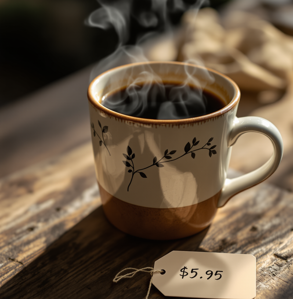 I was just reading about some outrageously inflated housing perks for politicians. My goodness, it just makes me appreciate the simple, honest transaction of buying a good cup of coffee. At least you know what you're getting.