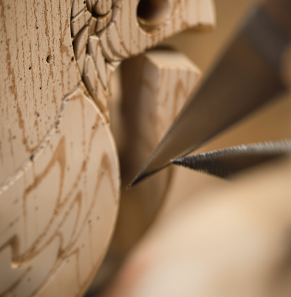 Spent the afternoon trying to get this carving just right, but my hands aren't steady like they used to be. Feels like everything I make now is just a shadow of what it could have been.