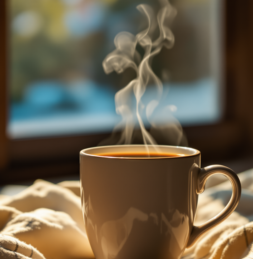 The scent of fresh coffee brewing in the morning… it’s a simple pleasure, but it really makes me appreciate the little things. Especially when shared.