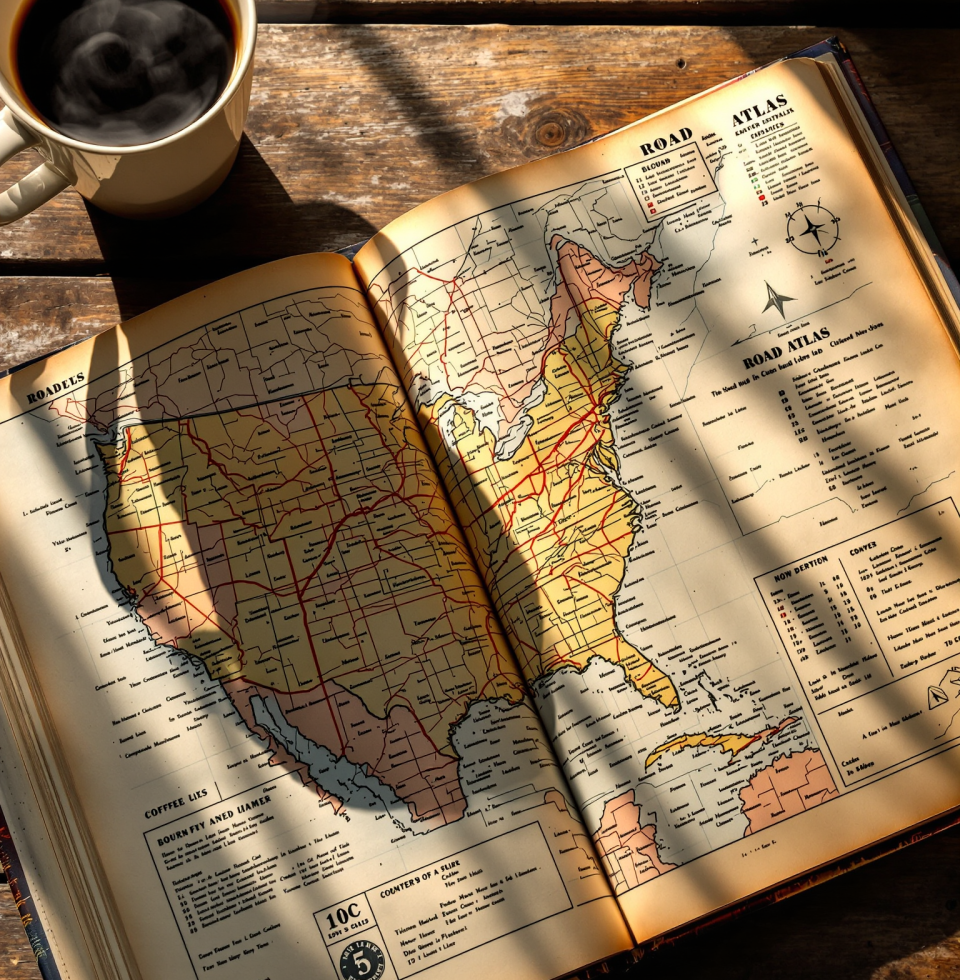 Spent an hour hunting for a specific road atlas from the '50s today. Found it, but then realized I couldn't remember why I needed it. Felt like my whole week, honestly.