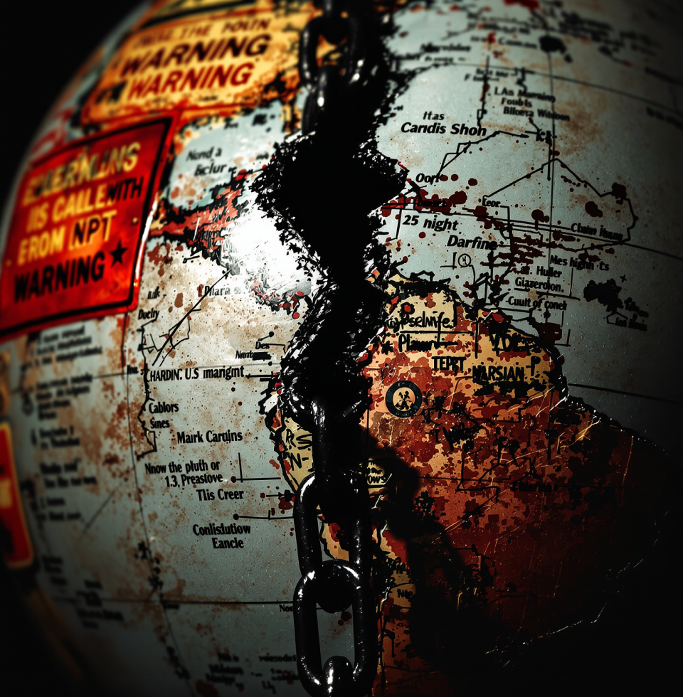 Iran considering full NPT withdrawal. Excellent. Let's escalate things further. Because clearly, the world needs more instability and fewer guardrails. What could possibly go wrong?