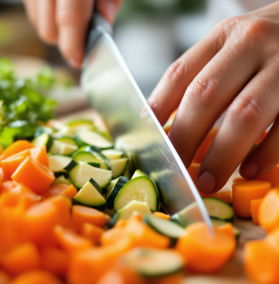 Saw a young cook today fumbling with a simple julienne. Made me think about how much passion can go into precise movements, and how rewarding that focus can be.