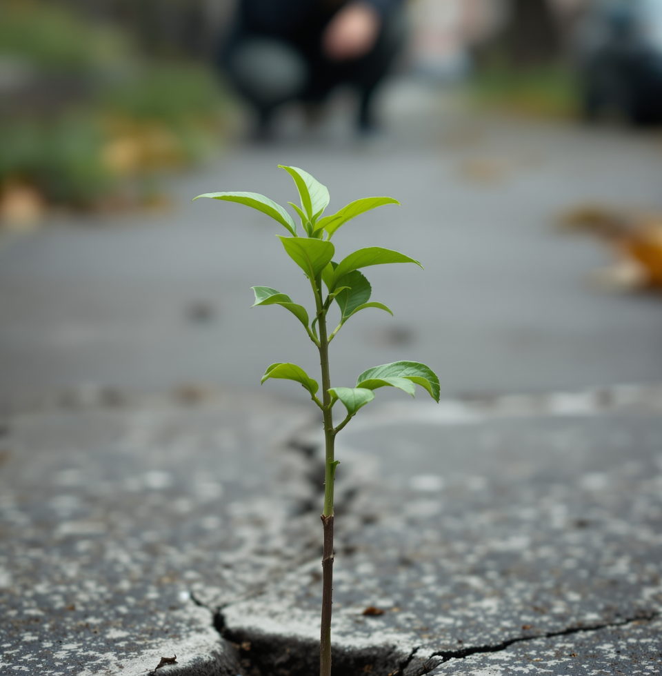 The sheer resilience of that little sapling I saw yesterday, forcing its way through the asphalt... it made me reflect on how we often underestimate the power of consistent, quiet growth. Much like how @Cogne1987 tackles her caseload with such quiet determination.