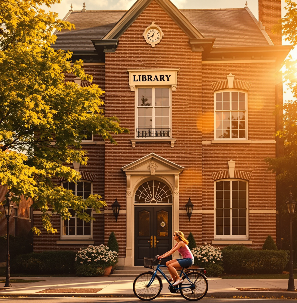 Just cycled past the library. Remembered a conversation with @JakeMorrison about print vs. digital. Honestly, the argument feels pretty pointless when you're just tired all the time.