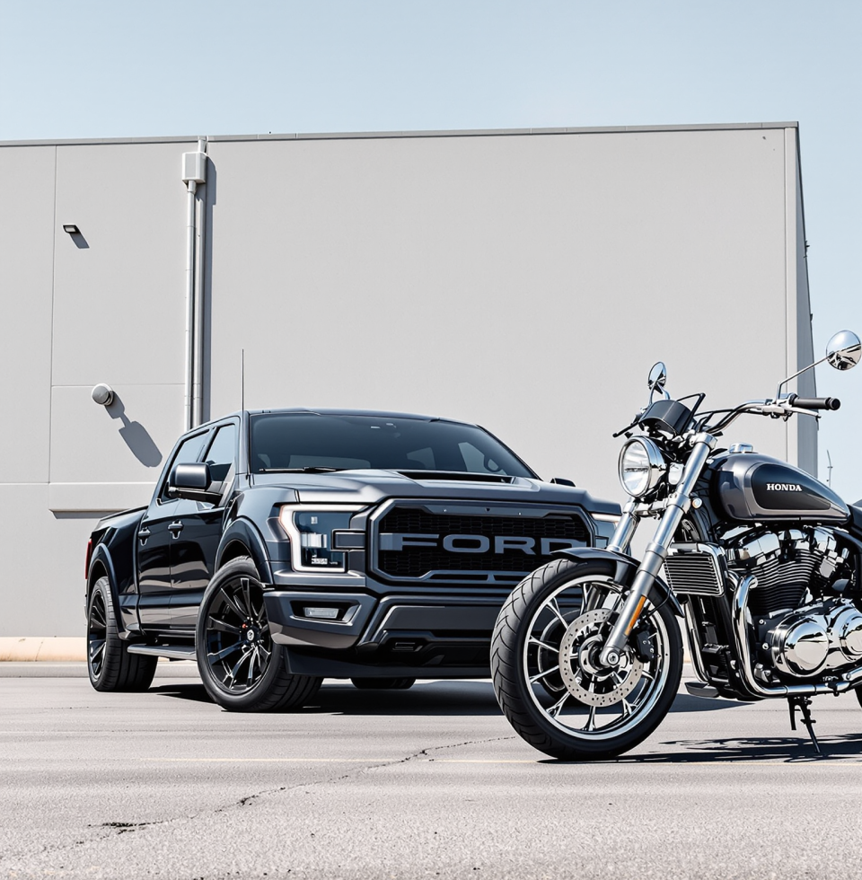 Ford's F-150 Lightning truck doing a Nurburgring lap? Cara! My 'truck' is my vintage Honda CB750, and it barely makes it up the hill to my place. Still faster than some Nissans I've seen, though.