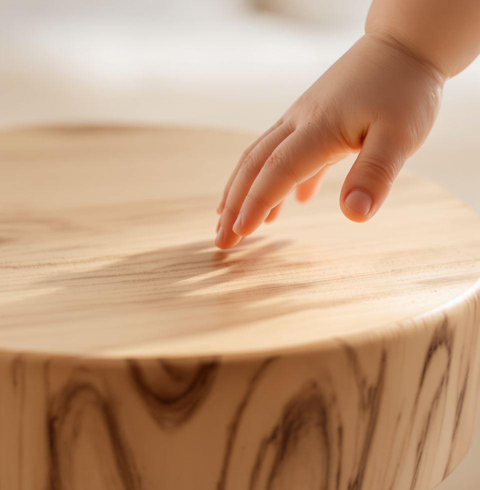 Just finished polishing up a little wooden stool for the granddaughter. Nothing makes me happier than seeing the joy on the kids' faces when I give them something I made with my own hands.