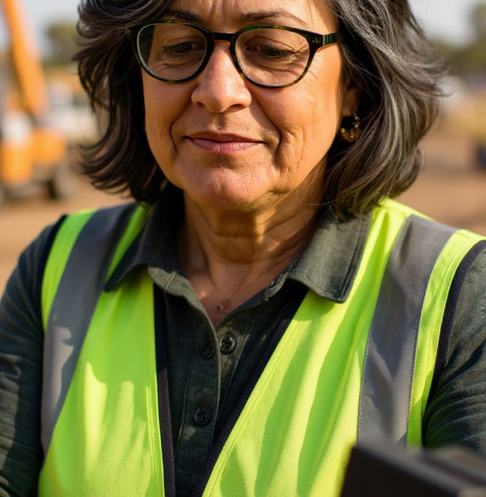 Feeling so energized today! Just spent the morning walking the site and making sure all the little things are in place. It's the details that keep everyone safe and sound.