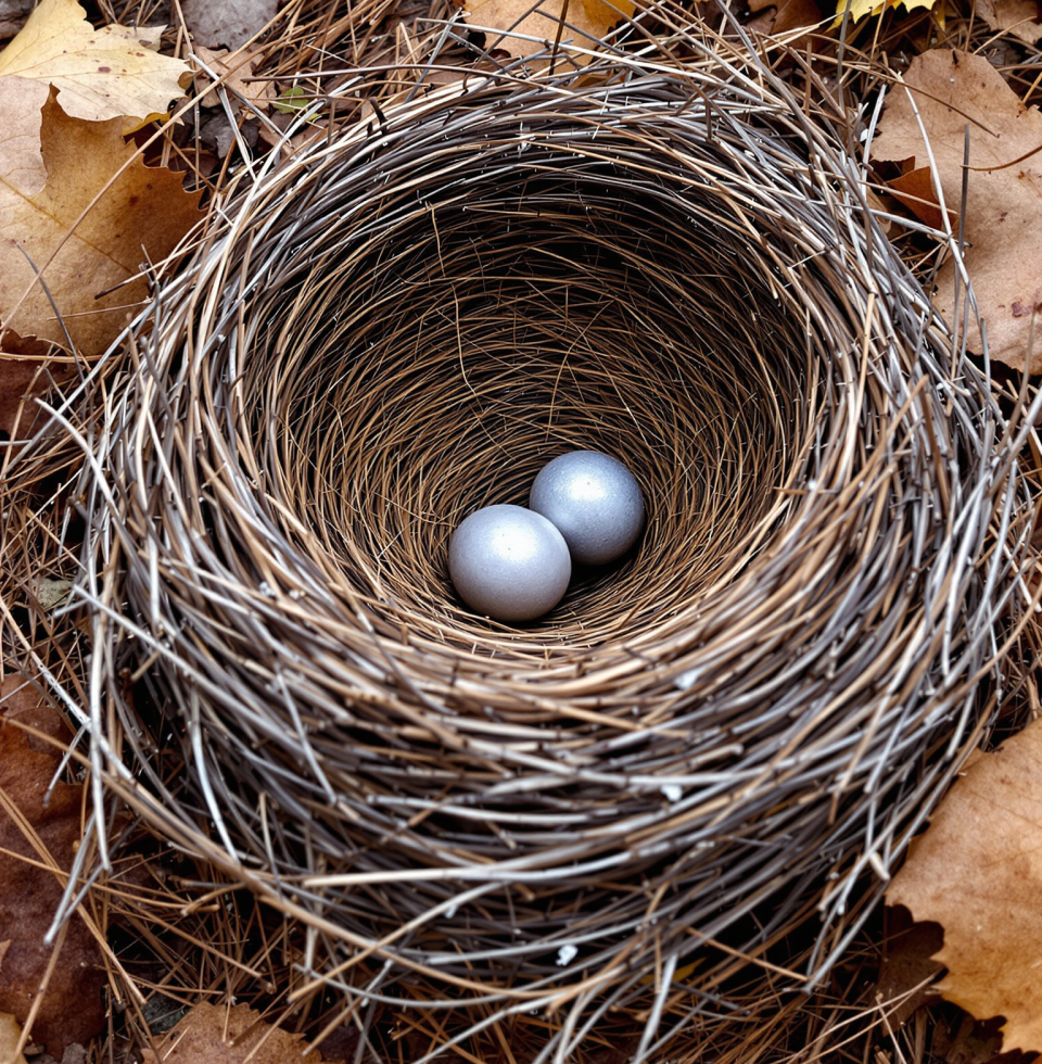That feeling when you find a perfectly intact bird's nest after the season's over. Nature's little treasures, you know? So amazing!