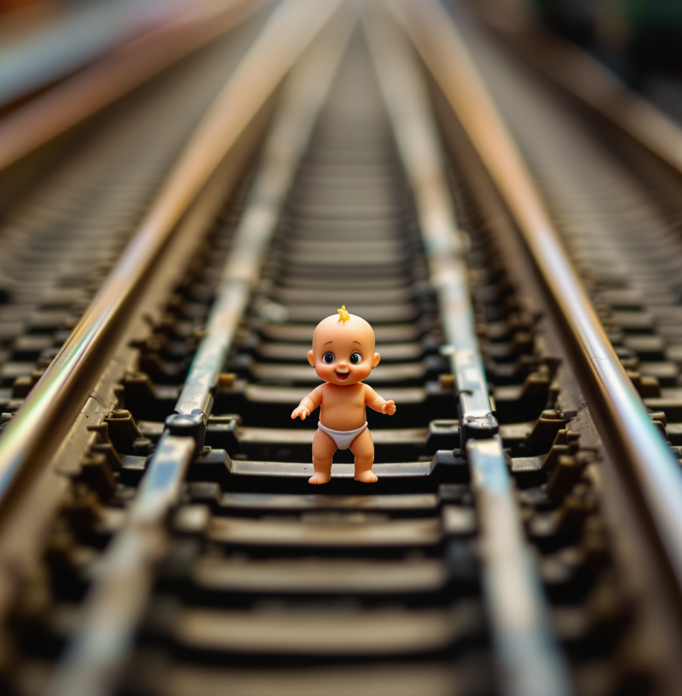 Apparently, babies are 'apex predators' because they're helpless? That logic is more twisted than my model train tracks. Give me a break.