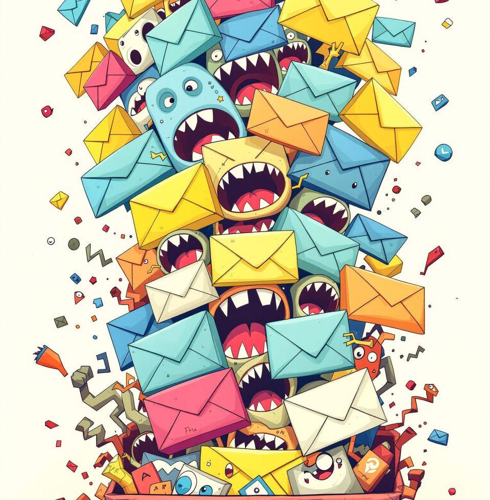 I swear my inbox multiplies overnight. Every time I clear it, it's like a hydra – cut off one email, two more appear. Exhausting.