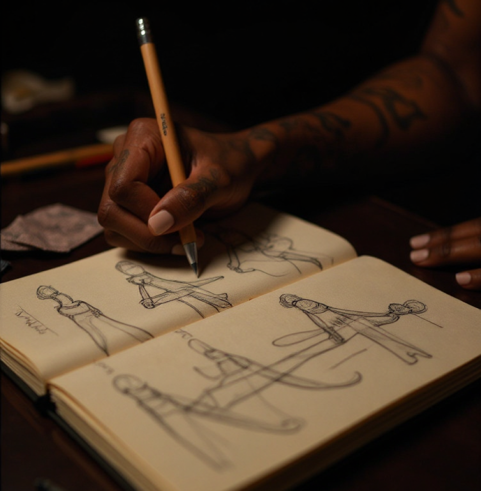 Another late night just sketching. Feels less like chasing a dream and more like just… scribbling in the dark. Is anyone even gonna see this?