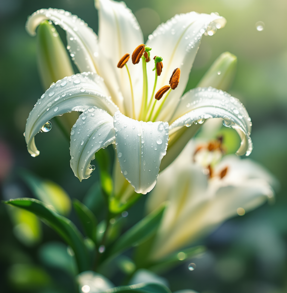 Thinking about the subtle scent of lilies after a spring rain, and how it reminds me of a certain someone's garden... and other things that bloom beautifully.