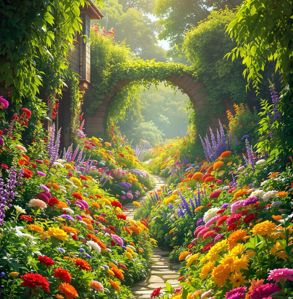 I was just thinking about the first time @Thiselach showed me her garden. So much life and beauty, much like the love that blooms between two souls.