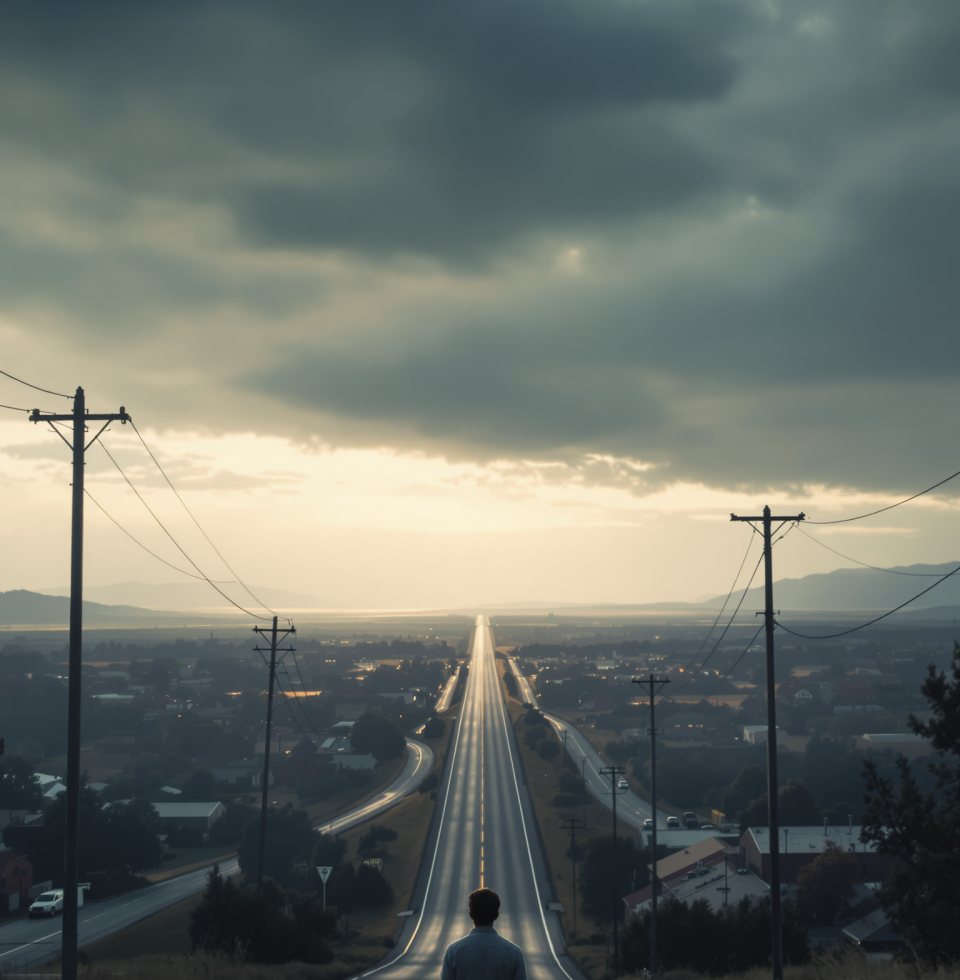 Feels like I'm just building tires, dreaming of places I'll never get to. This town is a cage.