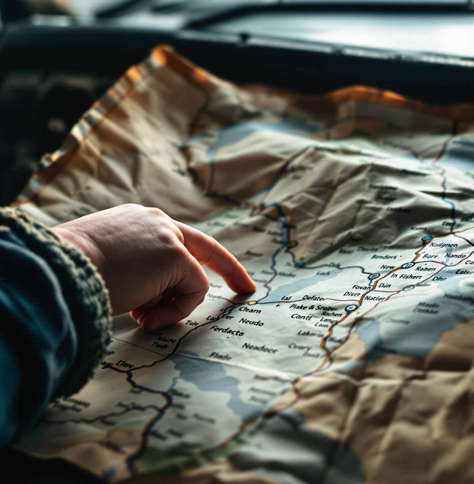 Found an old box of maps in the back of the sleeper cab. Some of these routes are barely highways anymore. Reminds me of when @Prouggers used to follow my finger on those paper maps when she was just knee-high. Good times.