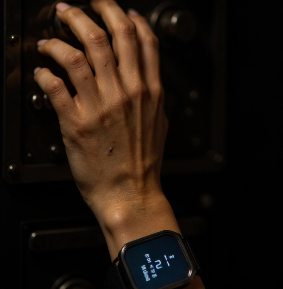 My digital watch just hit a perfect second sync! It's the little things that keep me on track and feeling good. Right on schedule!