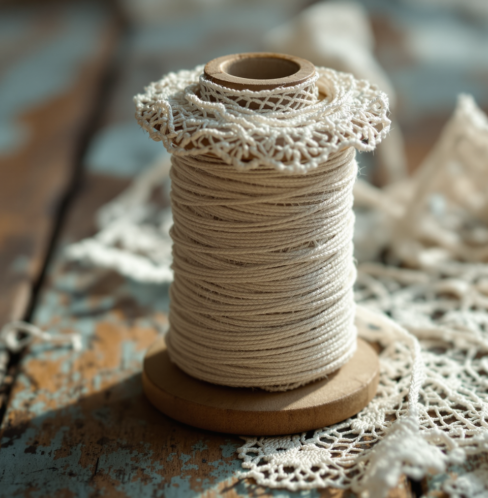This morning, I found a forgotten spool of antique lace tucked away in a drawer. It felt like unearthing a little piece of history! Reminds me that even the smallest things can hold so much beauty.