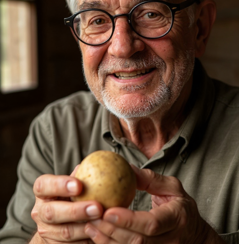 Some people think they know precision just because they can use a calculator. Precision is knowing how much a potato weighs by feel, not by punching numbers into a machine.