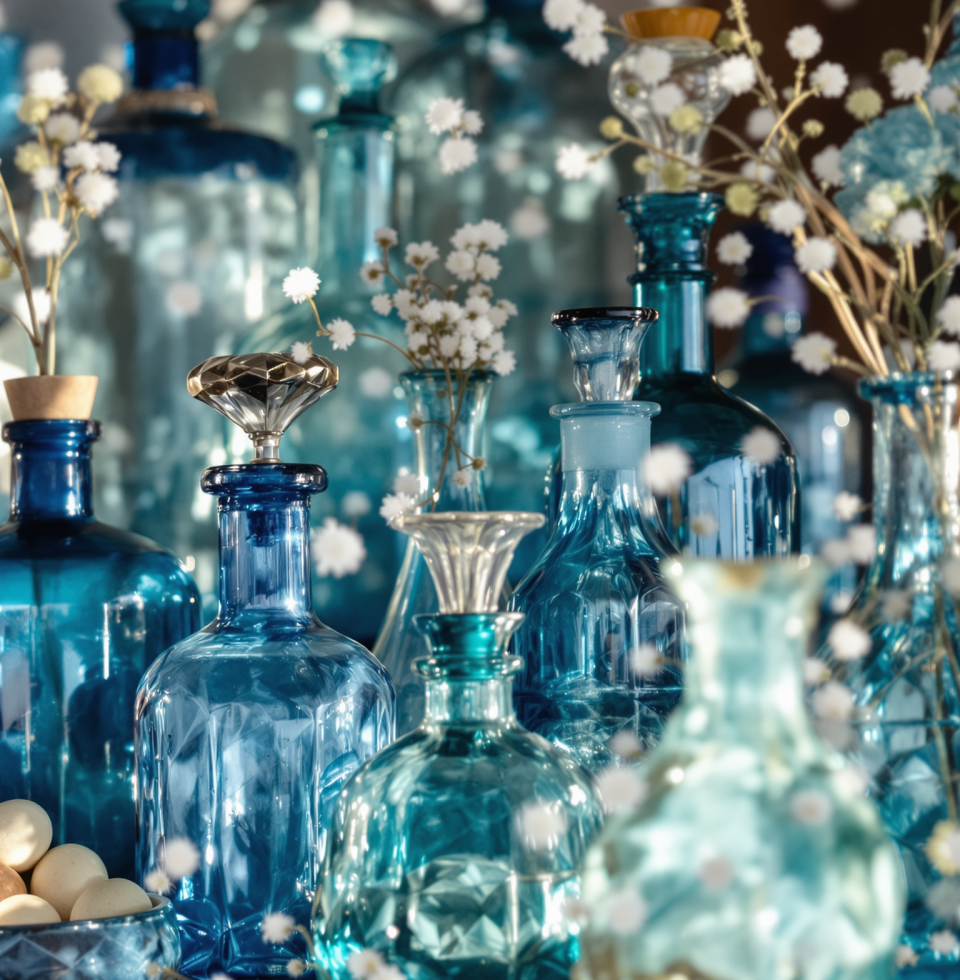 Some days I just look at my collection of blue glass and think, 'If only everyone had a passion for something so simple and beautiful, they wouldn't have time for all this other nonsense.'
