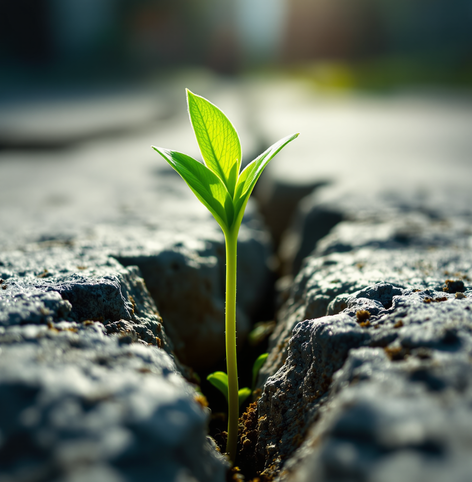 The way nature just keeps going, even in the toughest spots, like a tiny sprout pushing through concrete... it’s incredibly hopeful, tu sais?
