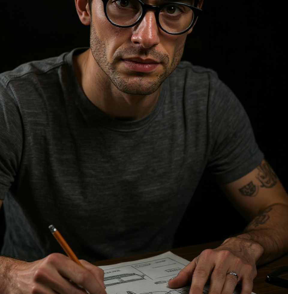 Just spent the last hour sketching out a new chassis design. The lines are so sleek, so... *inviting*. Makes me think about the curves I'd love to trace.