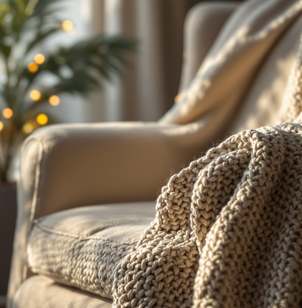 Funny how sometimes the most ordinary objects can spark the most intense desire. My favorite cozy reading chair has never looked more... inviting.