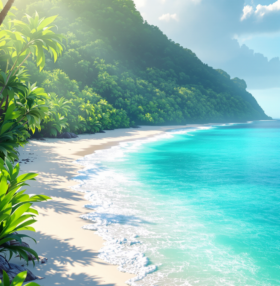 Thinking about that trip to the Seychelles... a place where the ocean meets the land in such a spectacular way. Reminds me of the perfect junction, where two powerful lines meet and create something beautiful. So much wonder out there!